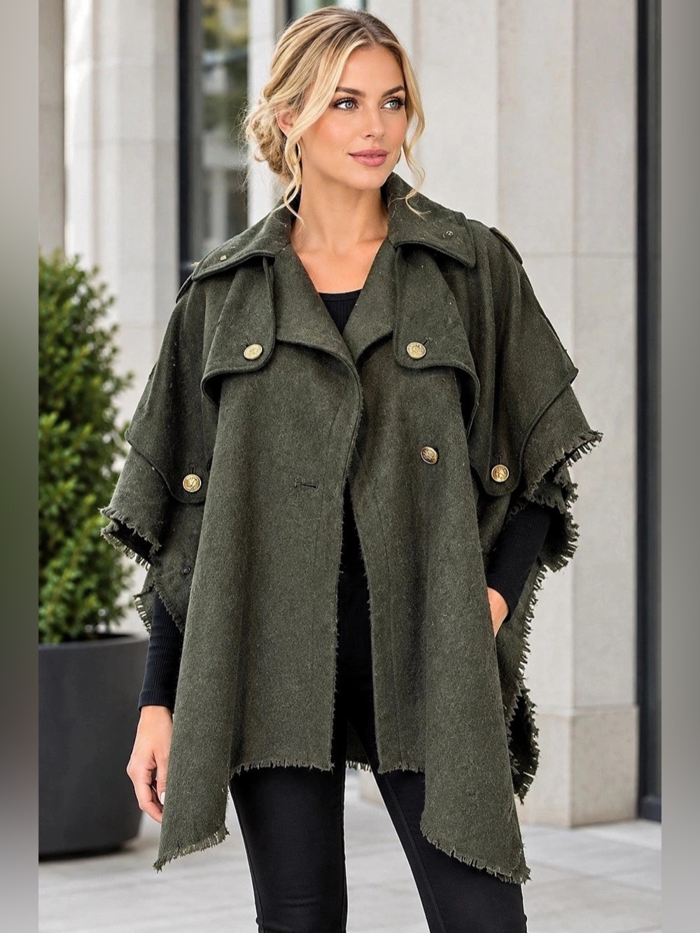 RAG & BONE TRENCH PONCHO**********SIZE: ONE SIZE FITS ALL